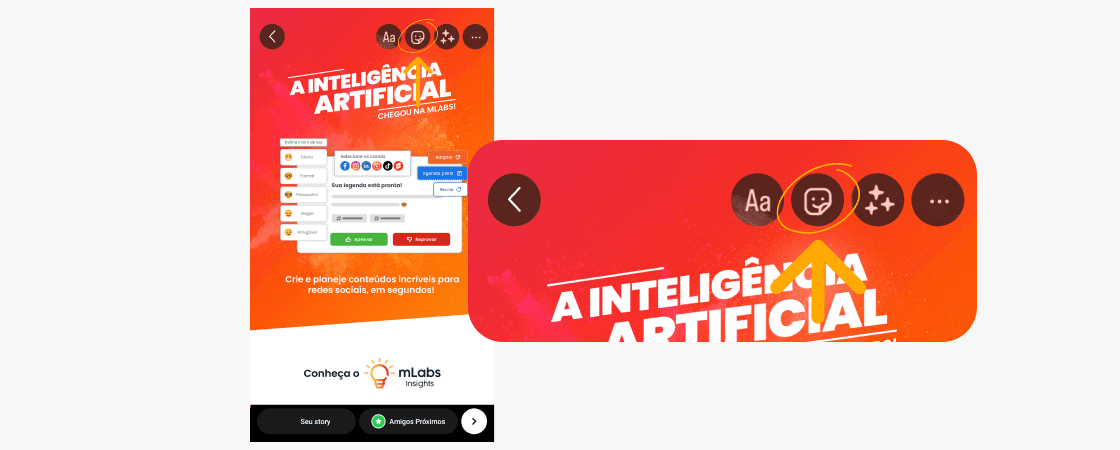 Como dar um toque especial ao Instagram Stories com figurinhas