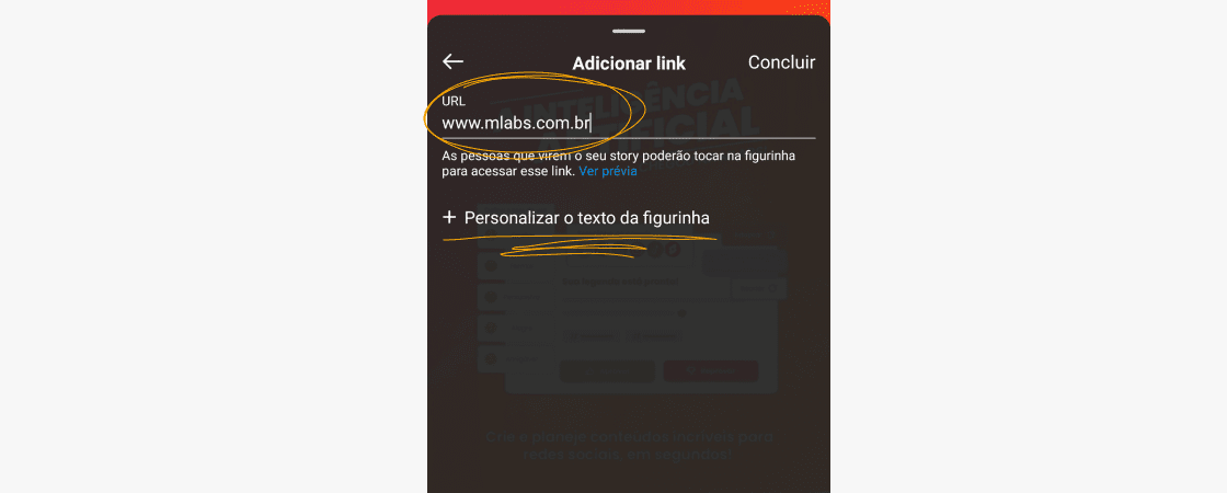 como-colocar-link-no-stories-do-instagram-5: tela instagram