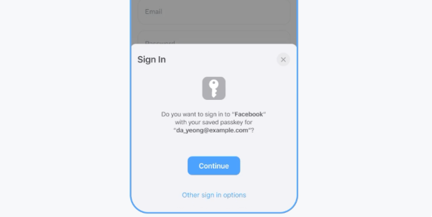 Novo método de login sem senhas