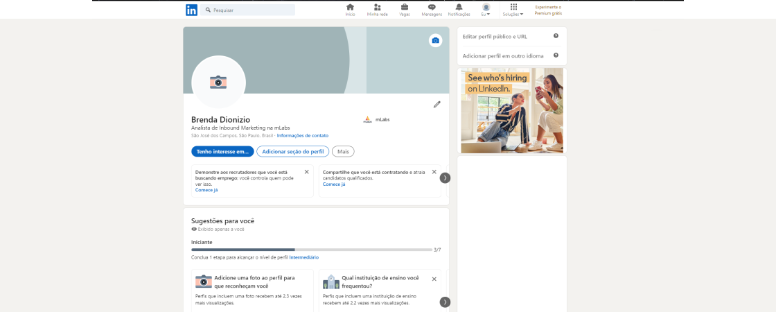 perfil-linkedin-13: tela linkedin