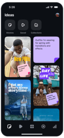 Aplicativo Edits, do Instagram.