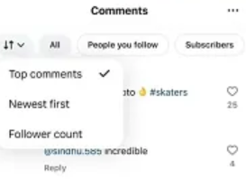 Novo filtro de comentários do Instagram