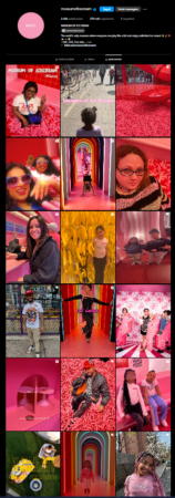 Espaços instagramáveis do Museum of Ice Cream.