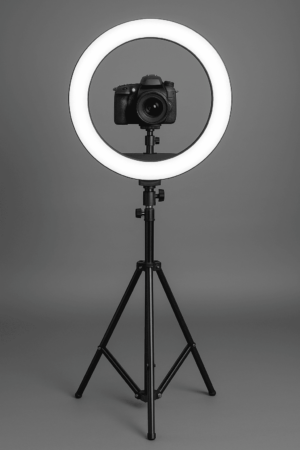 Ring light profissional.