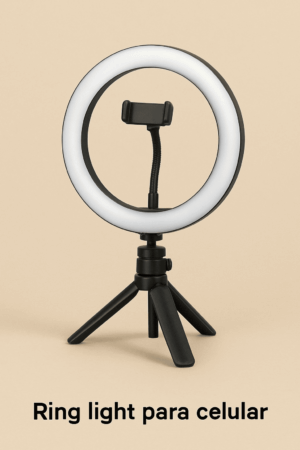 Ring light para celular.