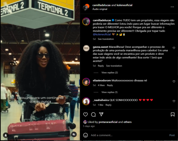 influenciador digital 5 Influenciadora digital Camilla de Lucas.
