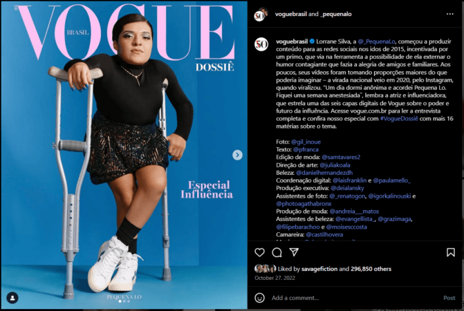 influenciador digital 6 Influenciadora digital Pequena Lo.