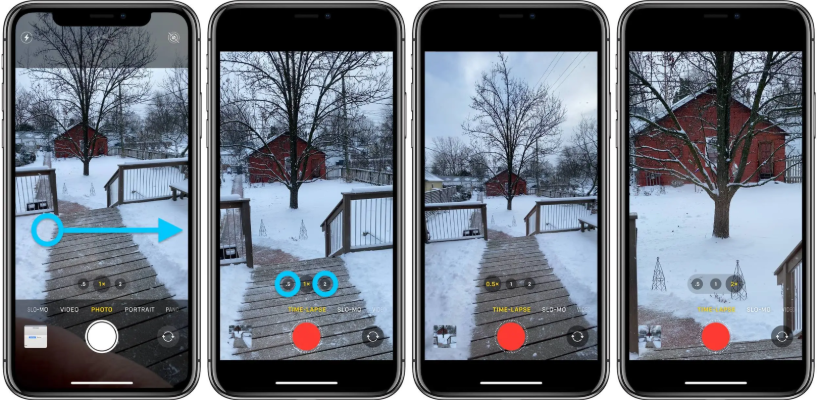 timelapse-33 Configuração padrão do iOS para vídeos em timelapse.