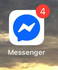 Ícone do app do Facebook Messenger.