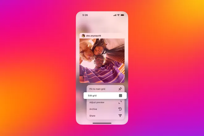 Nova forma de personalizar o grid do Instagram.
