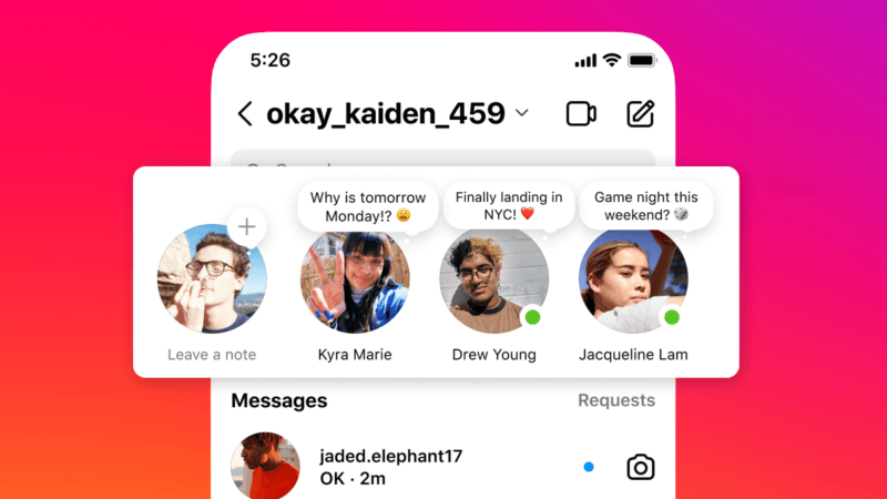 Notas do Instagram 1 Notas do Instagram (Fonte: Instagram)