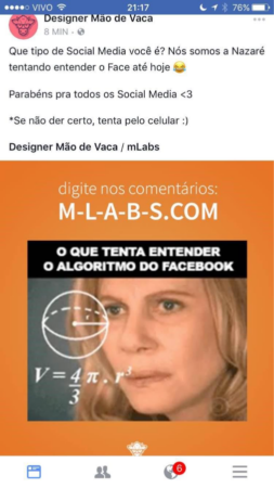 Primeiro meme viral da mLabs.