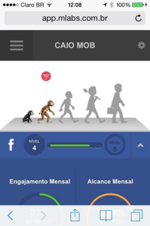 Versão da mLabs com gamificação.