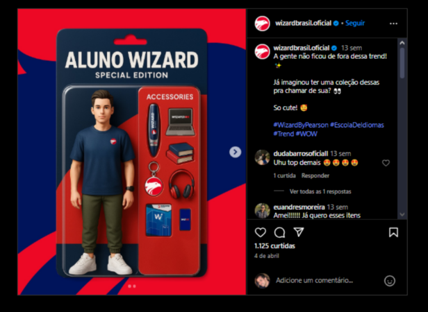 Melhor post da Wizard by Pearson no Instagram.
