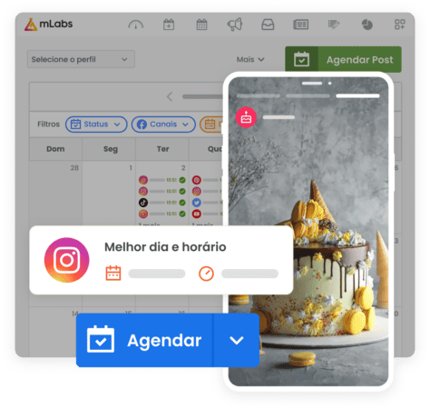 Postar em várias redes sociais de uma vez 4 (1) mLabs mostra como postar em várias redes sociais de uma vez com melhor dia e horário para cada uma delas.